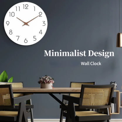 Silent Non-Ticking Modern Wood Wall Clock