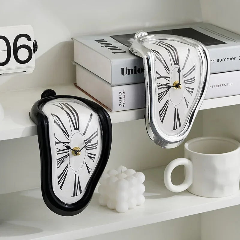 Novel Surreal Melting Wall Clock