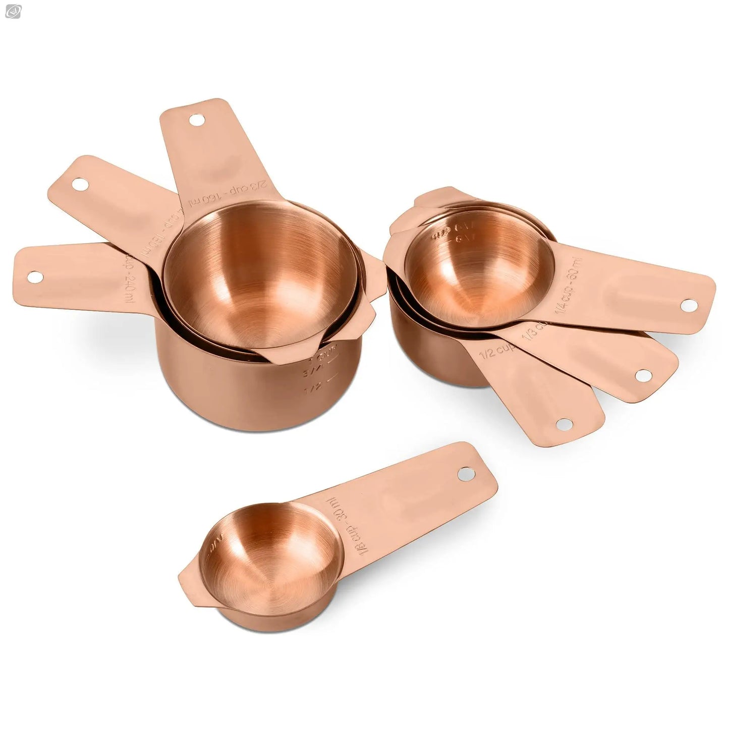 13-Piece Stainless Steel Measuring Spoon and Cup Set