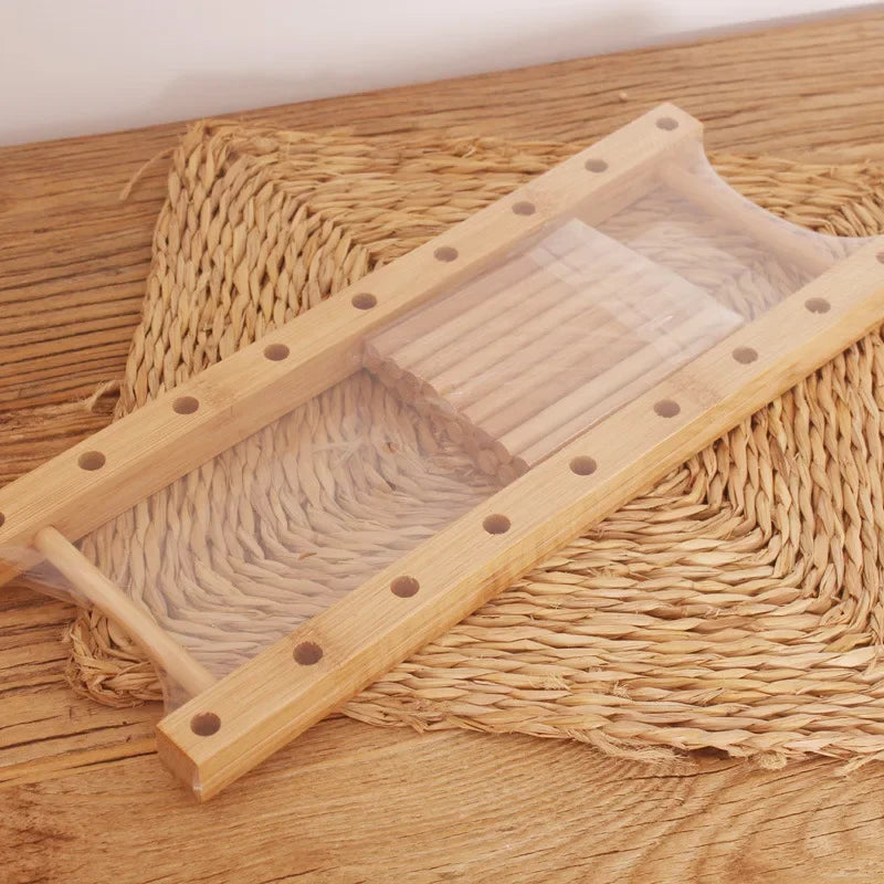 Bamboo Dish Rack Organizer