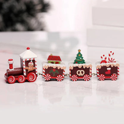 Christmas Wooden Train Ornament