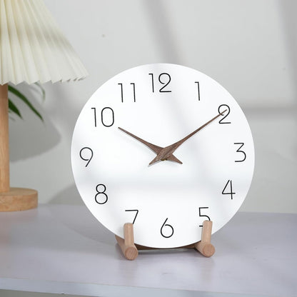 Silent Non-Ticking Modern Wood Wall Clock