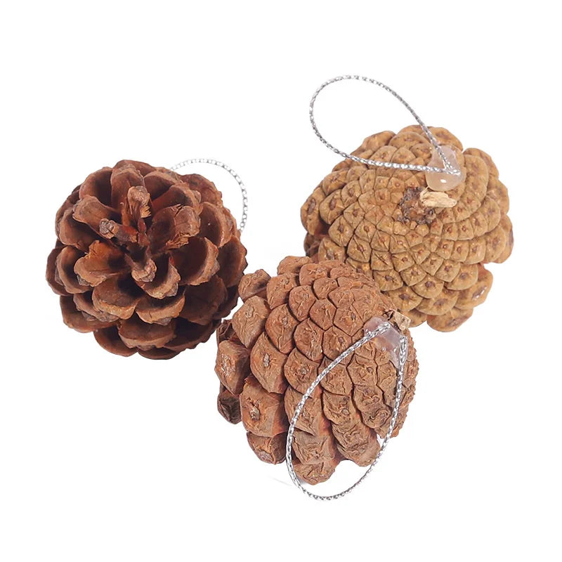 6pcs Artificial Pine Cones