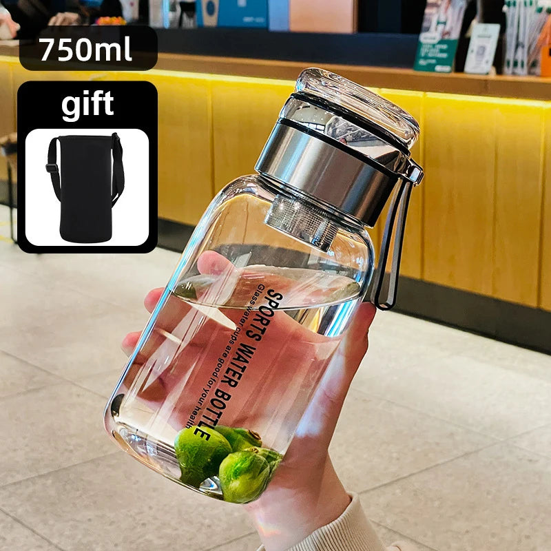 Leakproof Portable Glass Bottle