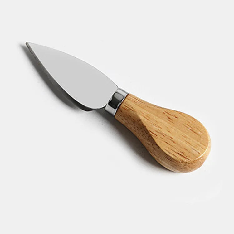 Stainless Steel Cheese Knife Set with Wood Handle