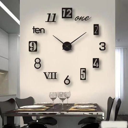 Roman Numeral Acrylic Wall Clock