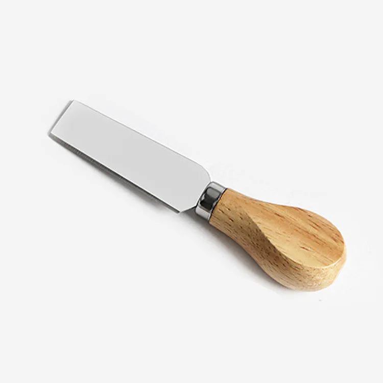 Stainless Steel Cheese Knife Set with Wood Handle