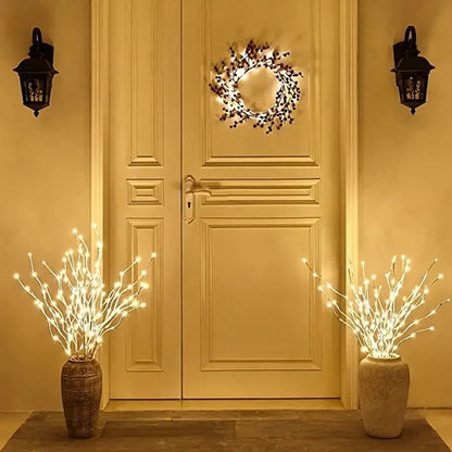 White Birch Branch LED Twig Lights