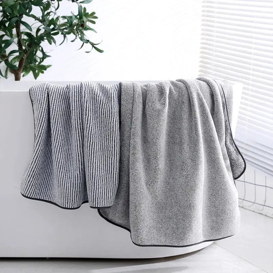 Thickened Bamboo Fiber Bath Towel