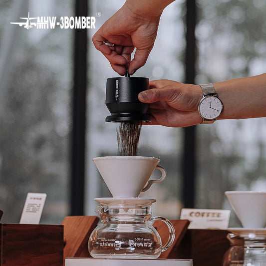 Coffee Dosing Funnel & Aluminum Alloy Blind Shaker