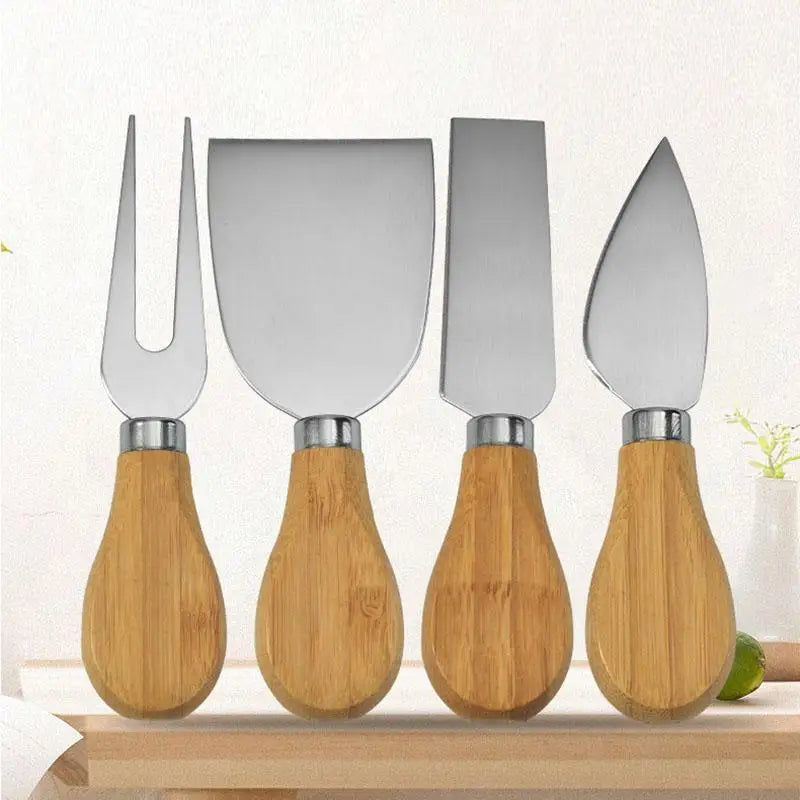 Premium Acacia Wooden Handle Cheese Knives