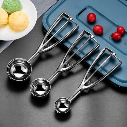 Multi-Style Stainless Steel Ice Cream Scoop & Ball Digger