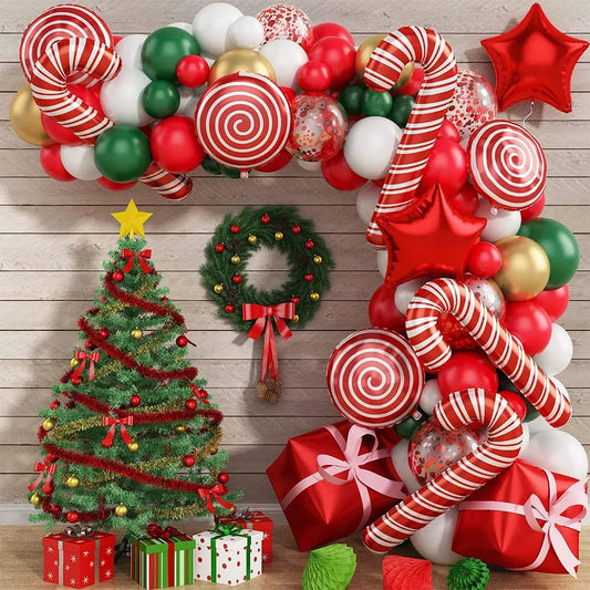 137pcs Christmas Balloon Set