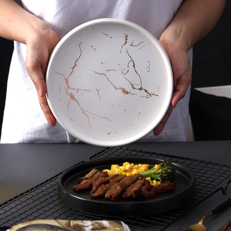 Marble Ceramic Plate