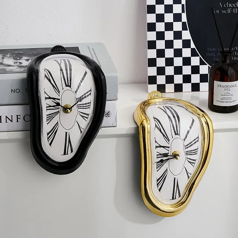 Novel Surreal Melting Wall Clock