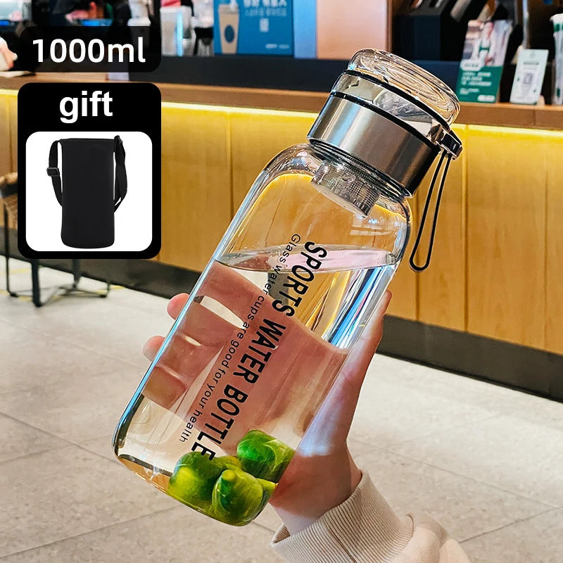 Leakproof Portable Glass Bottle