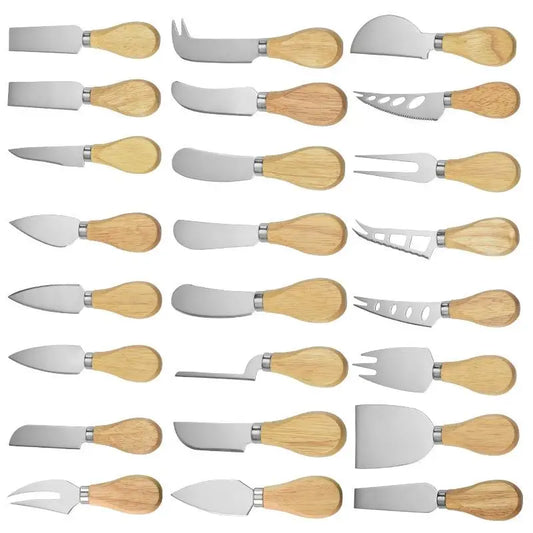 Premium Acacia Wooden Handle Cheese Knives